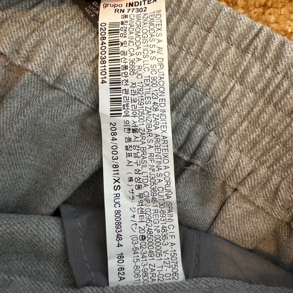 ZARA TIED SLACKS - Picture 6 of 6